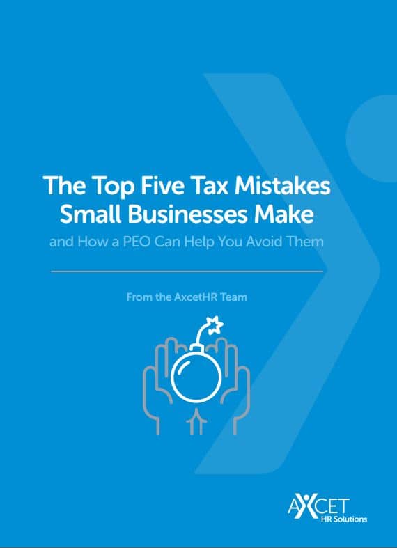 Top Five Tax Mistakes Small Businesses Make